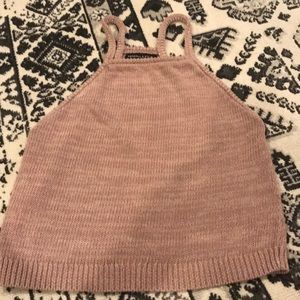 Sweater crop top